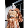Red house dress